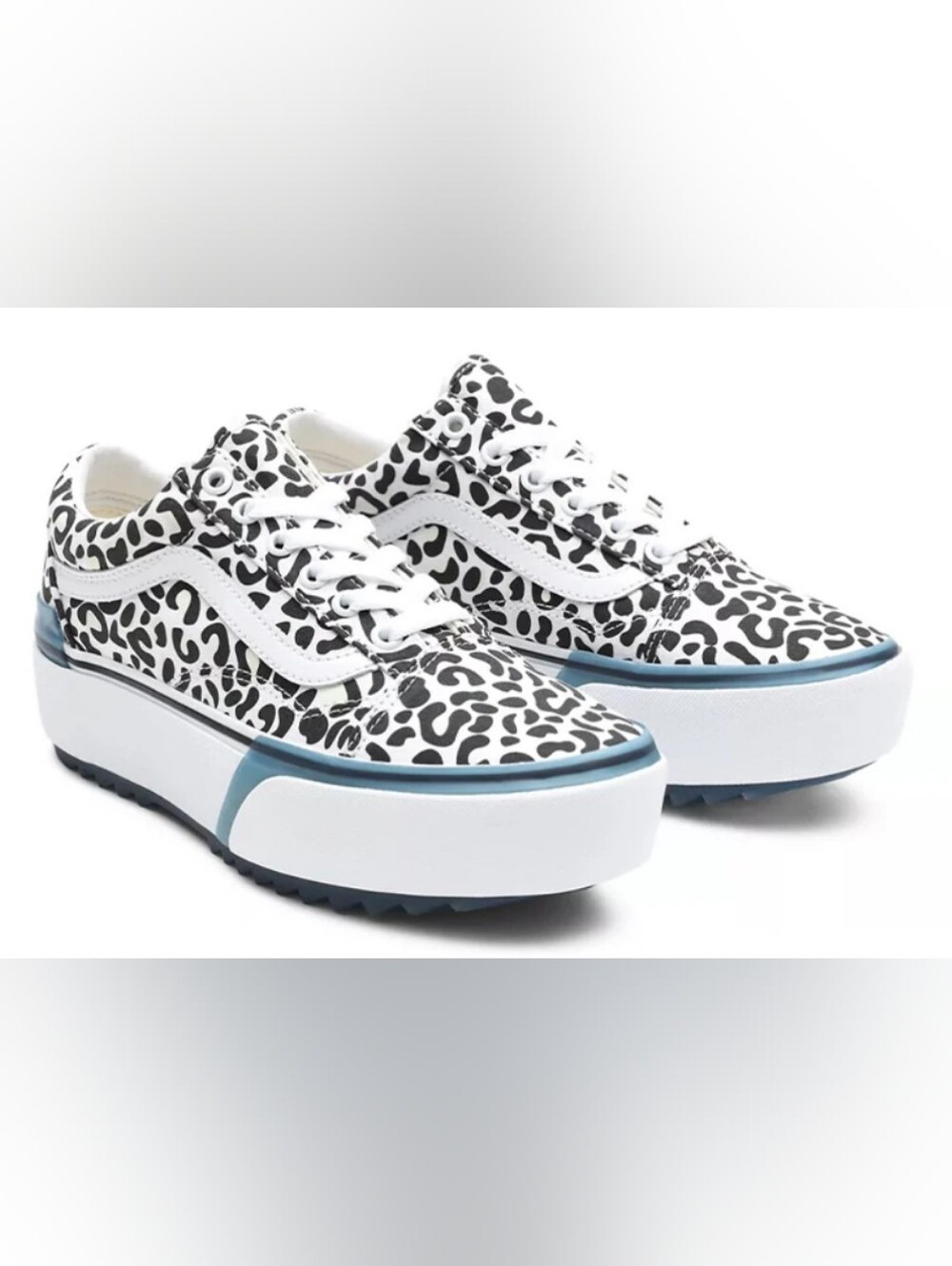 Vans Old Skool Stacked 'UV Ink - Leopard' Sneakers Size 7.5 NWOT MSRP $99.95